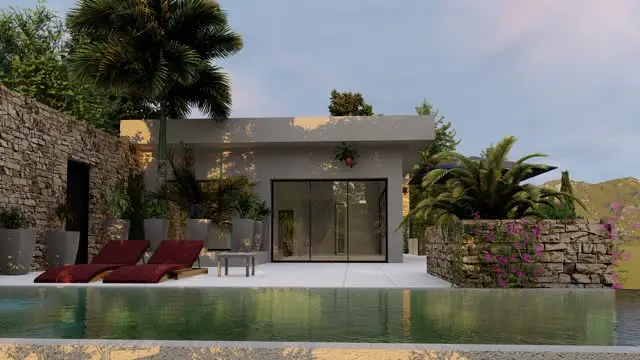Aelia — vue 2 de la villa