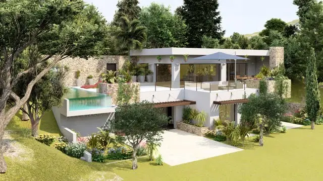 Aelia — vue 3 de la villa