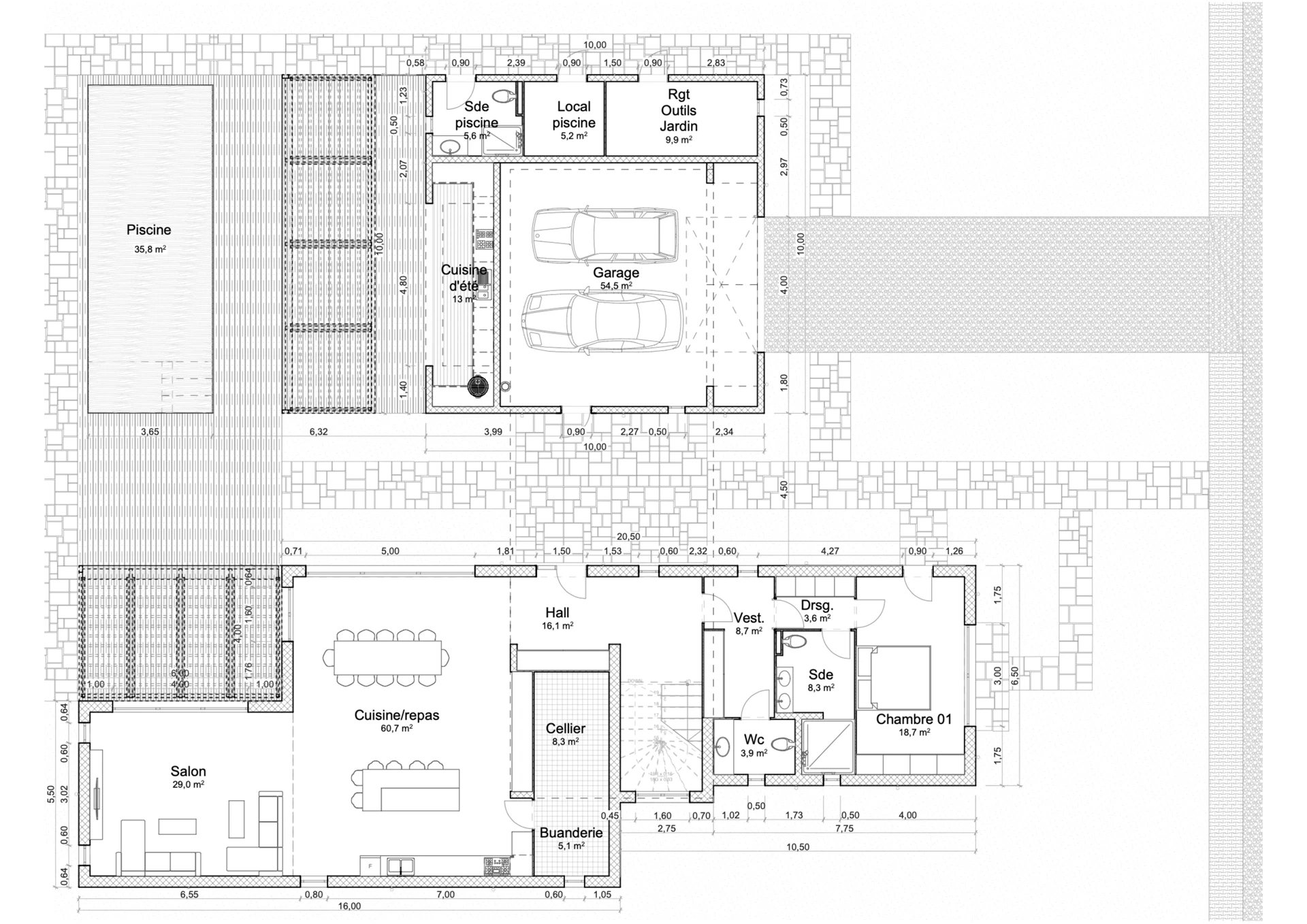 Rez-de-chaussée — plan