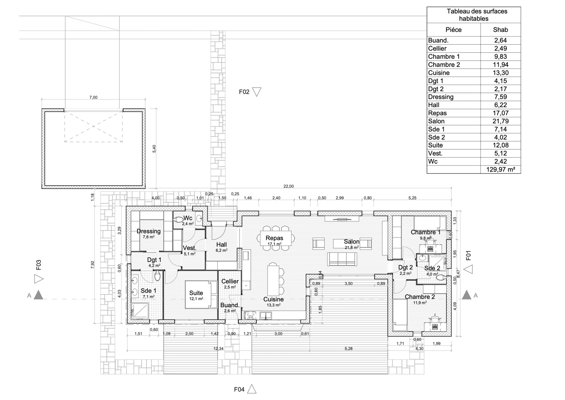 Plan — Rez-de-chaussée