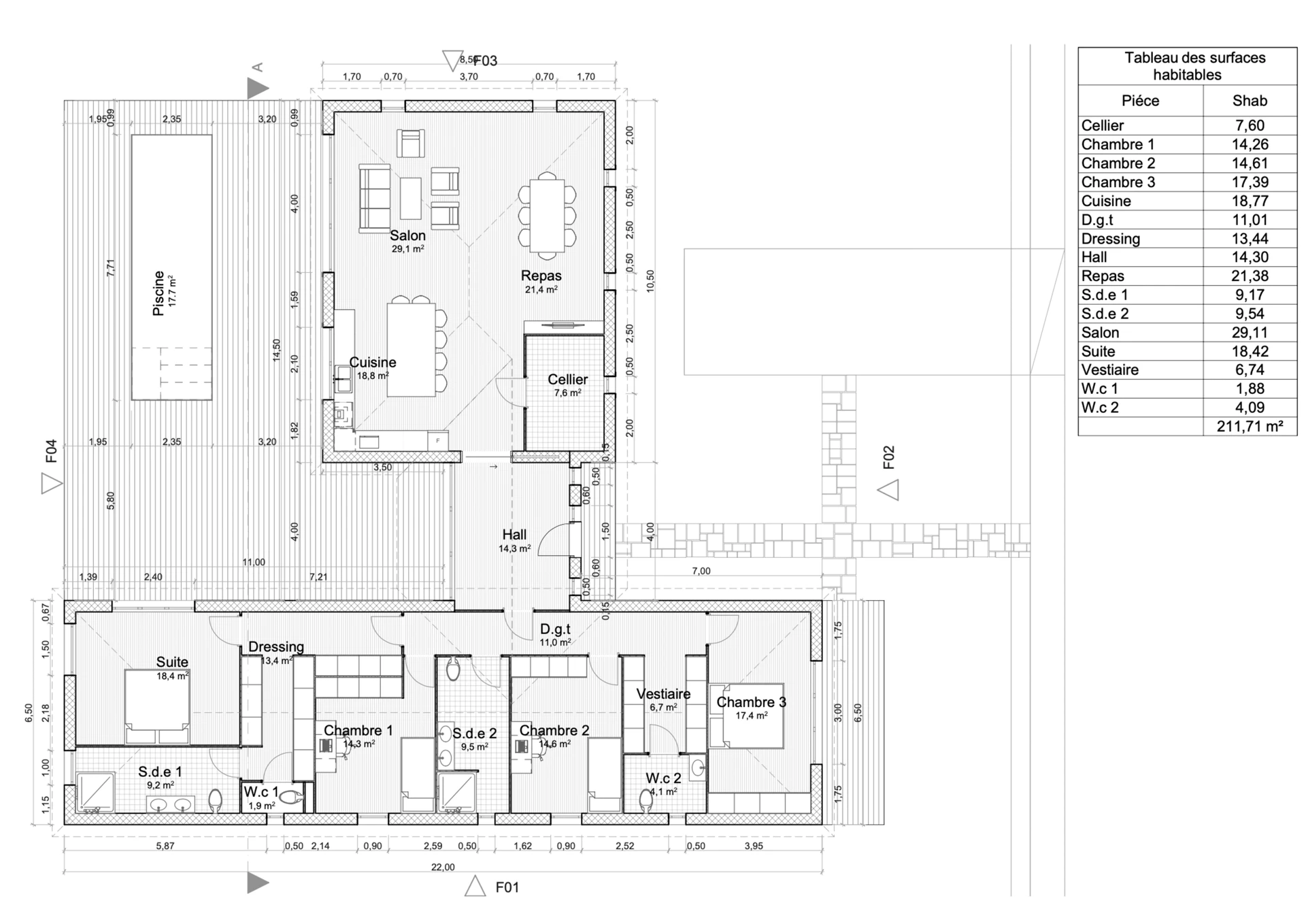 Plan — Rez-de-chaussée