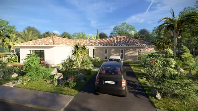 Eurus — vue 2 de la villa