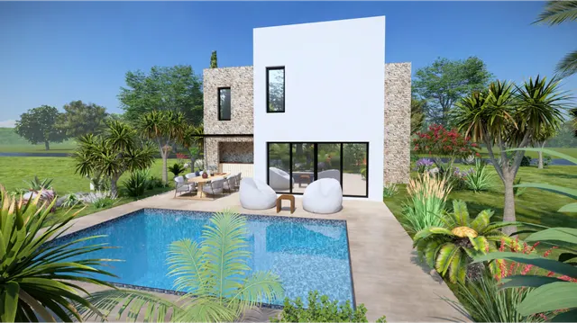 Mistral — vue 2 de la villa