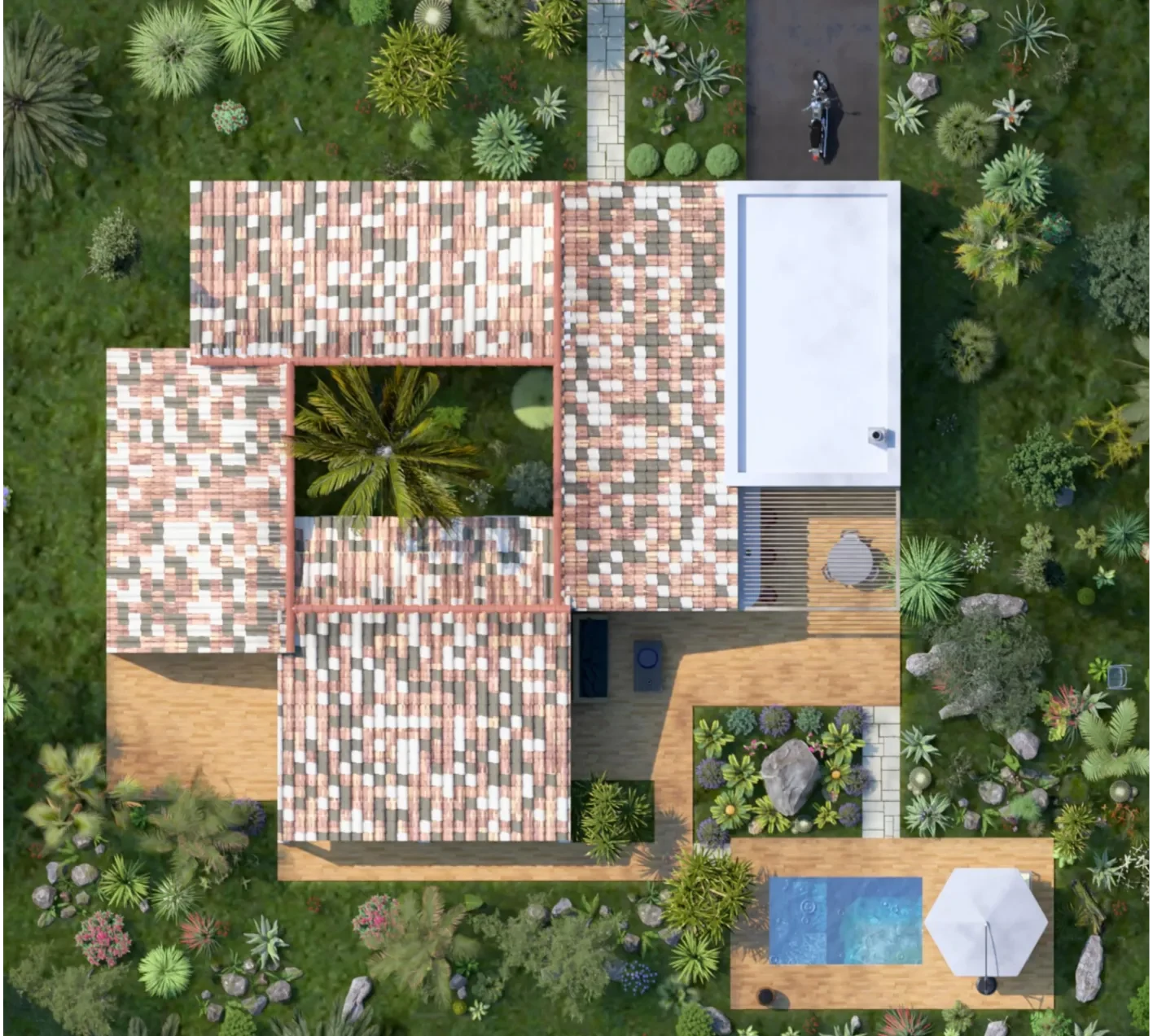 Vue toiture