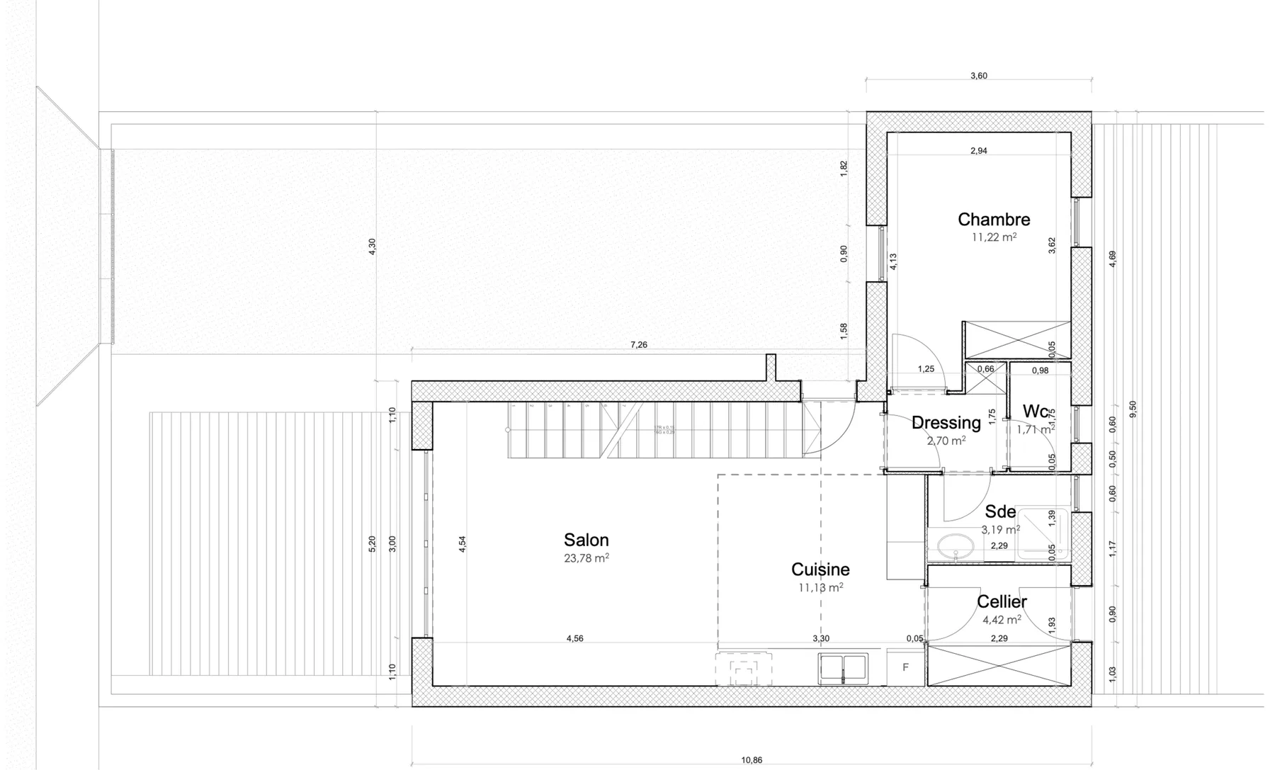 Rez-de-chaussée — plan